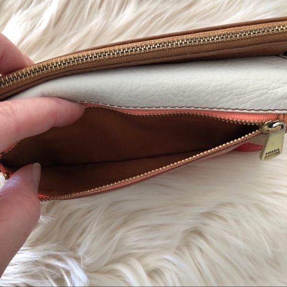 Fossil multi stripe pebble leather wallet - Picture 6 of 12